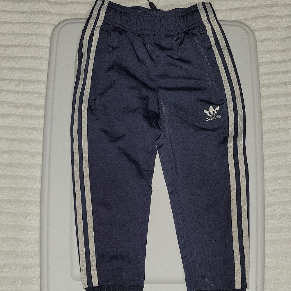 Adidas Kids Navy Track Pants